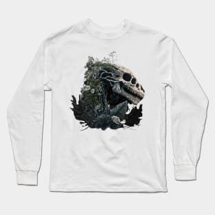 Dinosaur Skull Long Sleeve T-Shirt